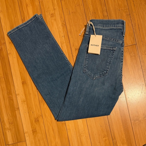 NWT MOTHER The Mid Rise Ankle Rider in Wish On A Star Size 25 - Picture 4 of 16